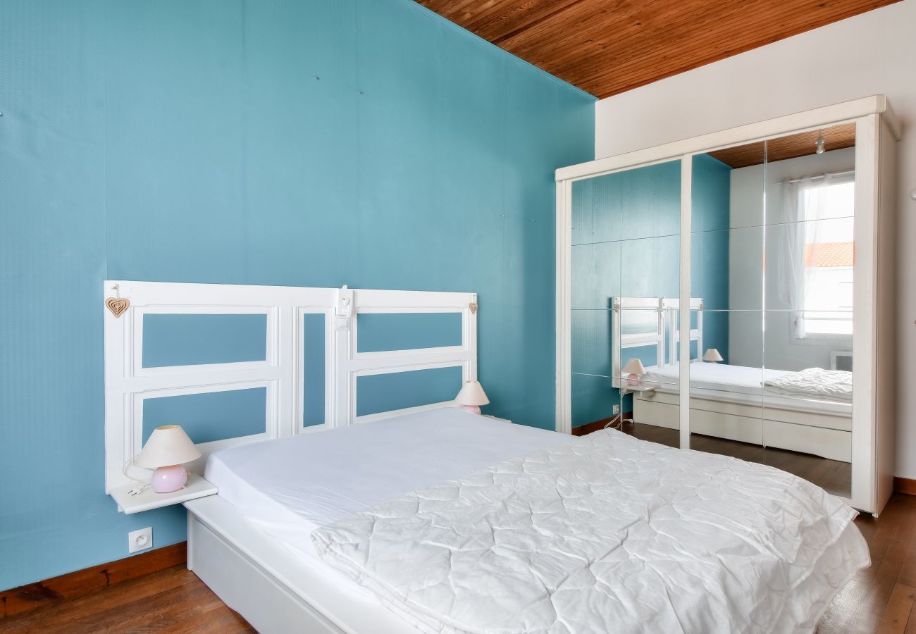 Ferienhaus in La Barre-de-Monts - Haus für 7, 100m bis zum Strand - Garten