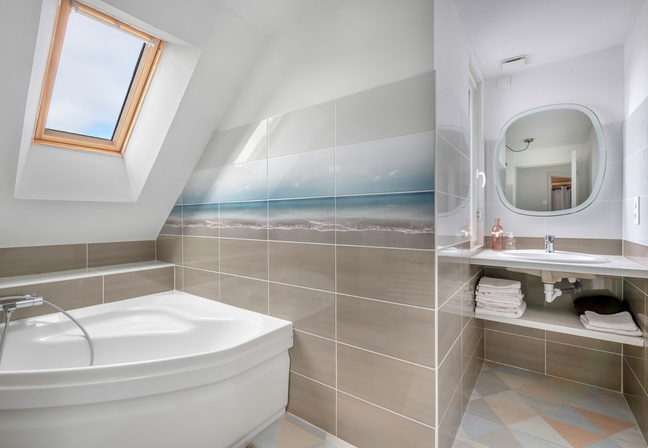 Ferienhaus in Sarzeau - Haus für 6 - Beheiztes Schwimmbad - 700m Strand