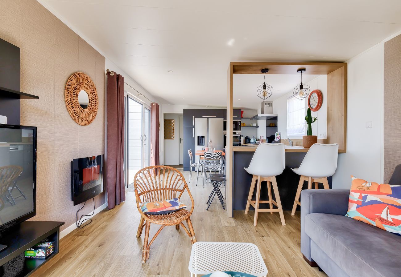 Chalet in Bretignolles-sur-Mer - Chalet für 6 in einer Wohnanlage mit Pool