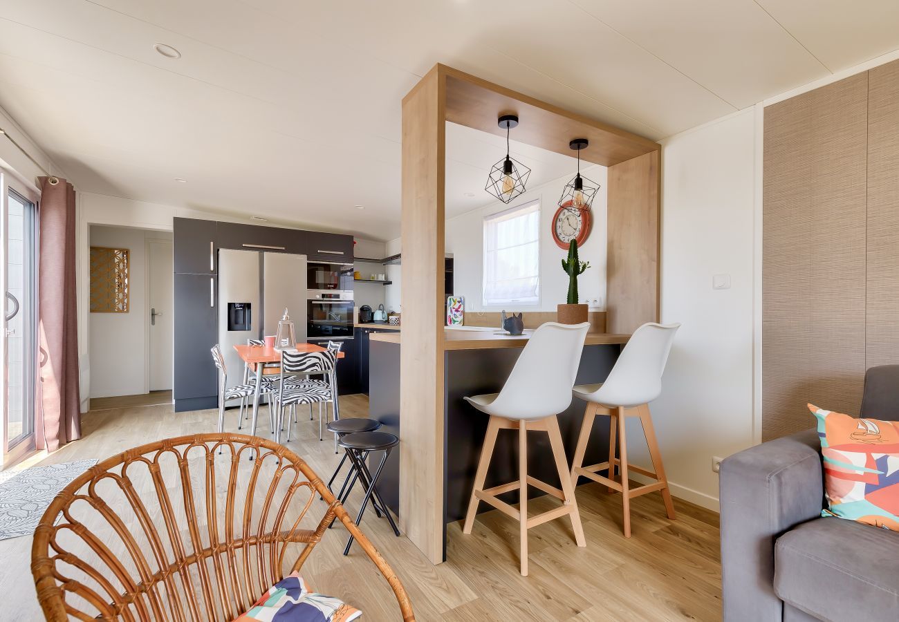 Chalet in Bretignolles-sur-Mer - Chalet für 6 in einer Wohnanlage mit Pool