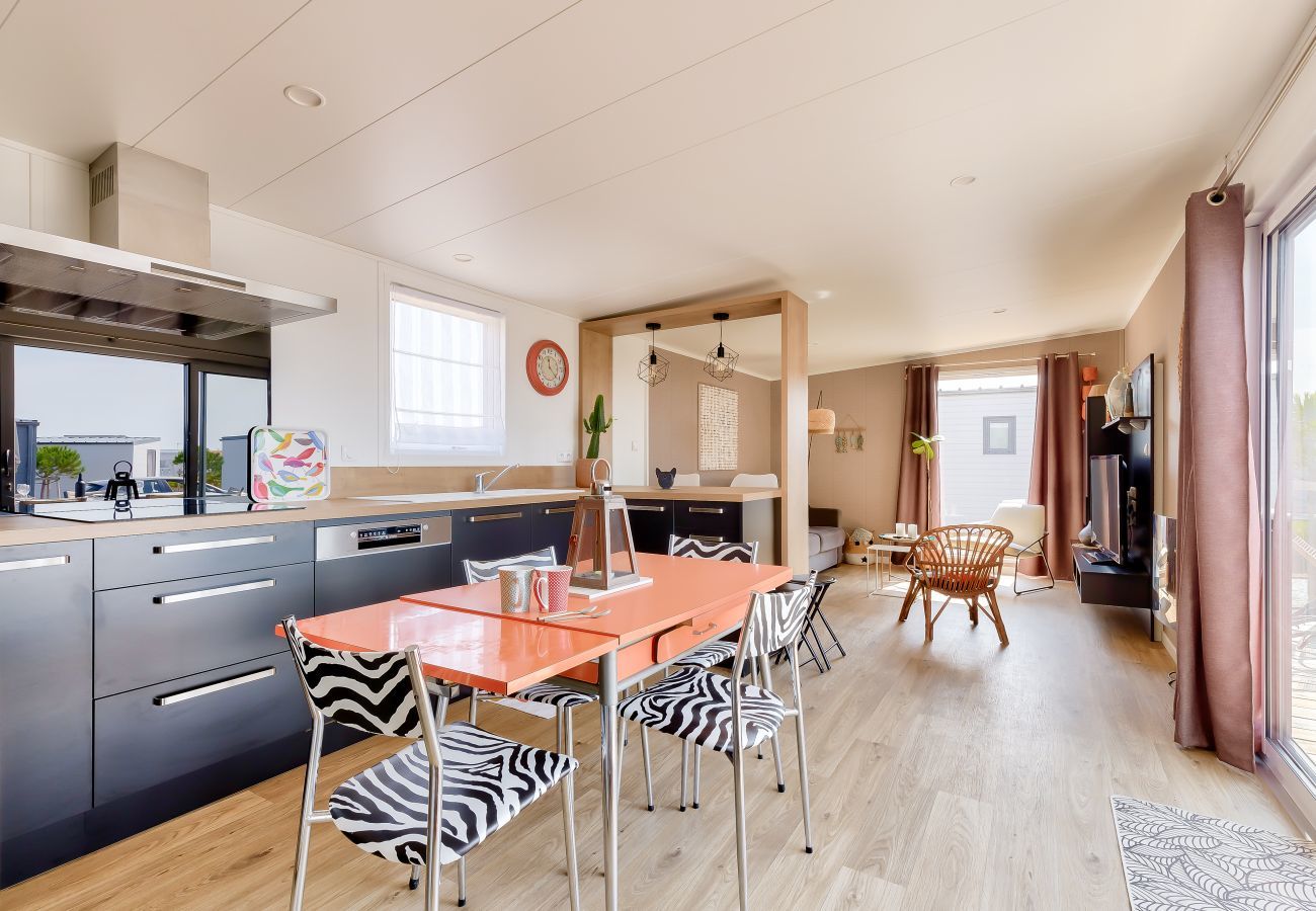 Chalet in Bretignolles-sur-Mer - Chalet für 6 in einer Wohnanlage mit Pool