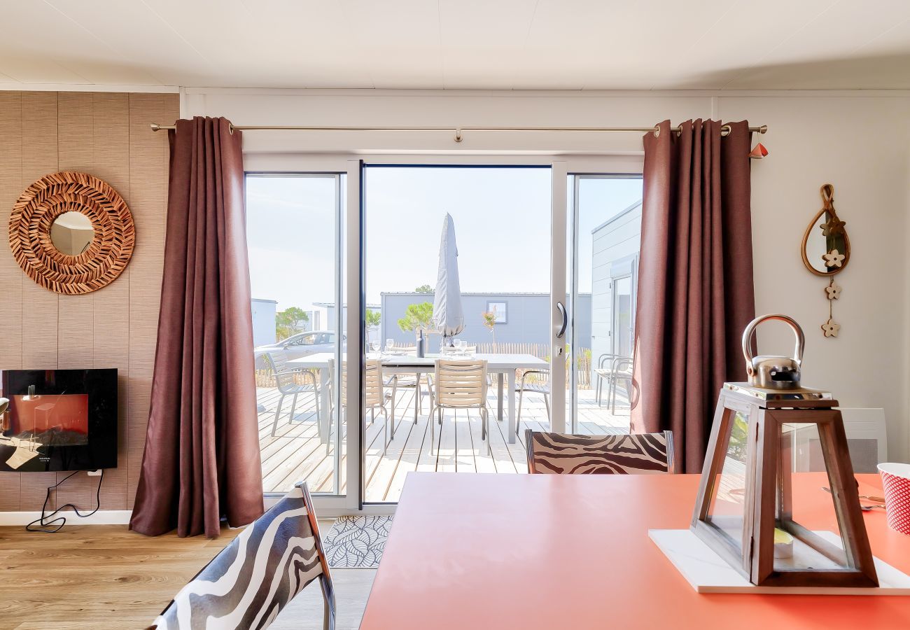 Chalet in Bretignolles-sur-Mer - Chalet für 6 in einer Wohnanlage mit Pool