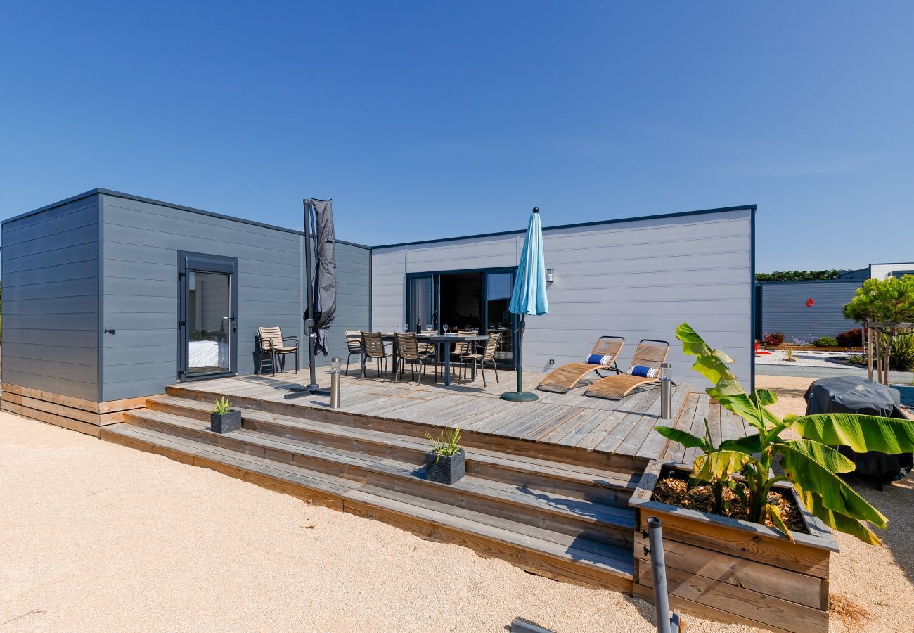 Chalet in Bretignolles-sur-Mer - Chalet für 6 in einer Wohnanlage mit Pool