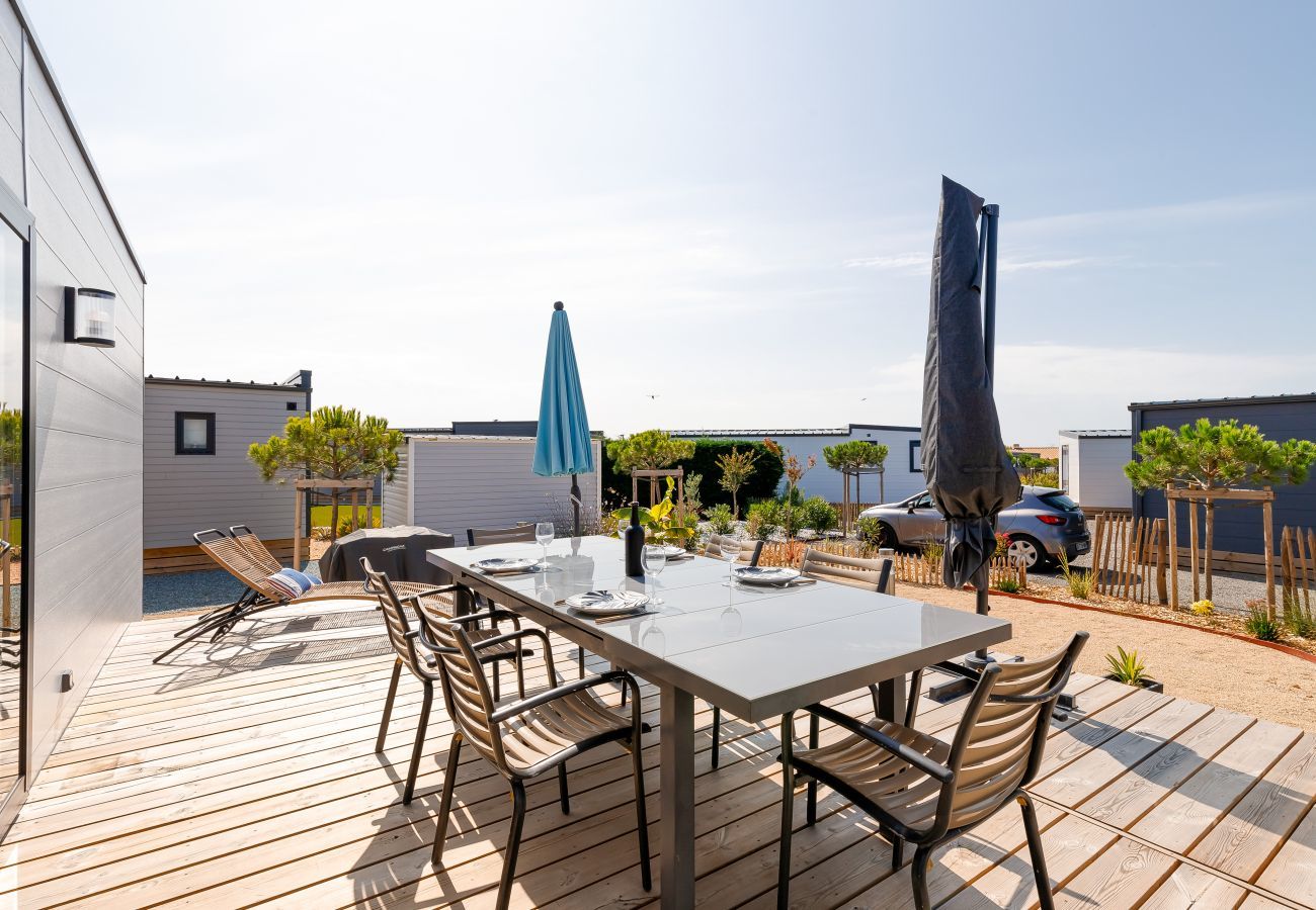 Chalet in Bretignolles-sur-Mer - Chalet für 6 in einer Wohnanlage mit Pool