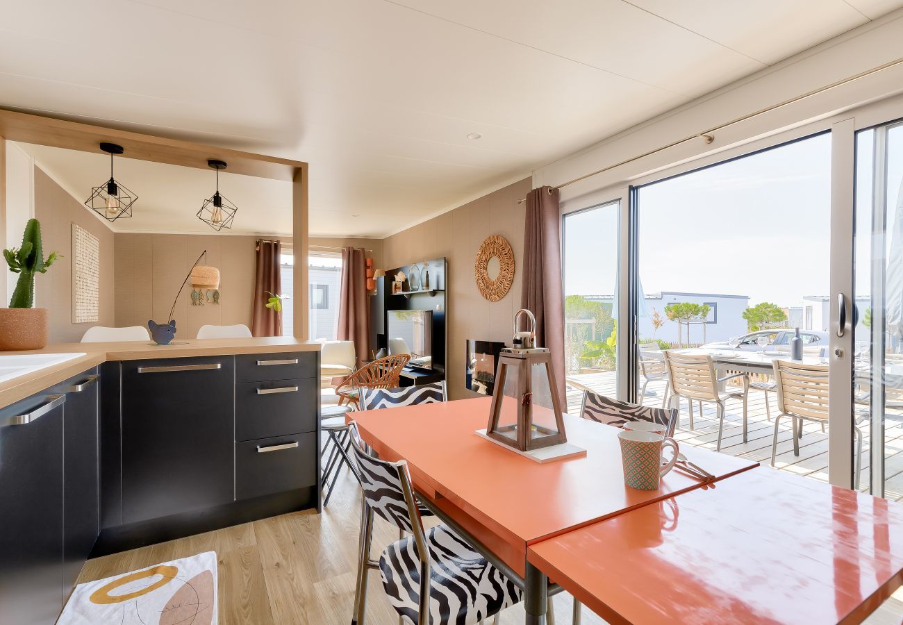 Chalet in Bretignolles-sur-Mer - Chalet für 6 in einer Wohnanlage mit Pool