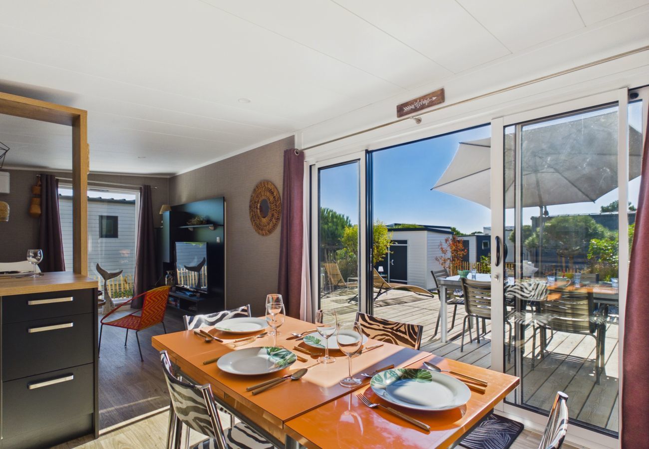 Chalet in Bretignolles-sur-Mer - Chalet für 6 in einer Wohnanlage mit Pool