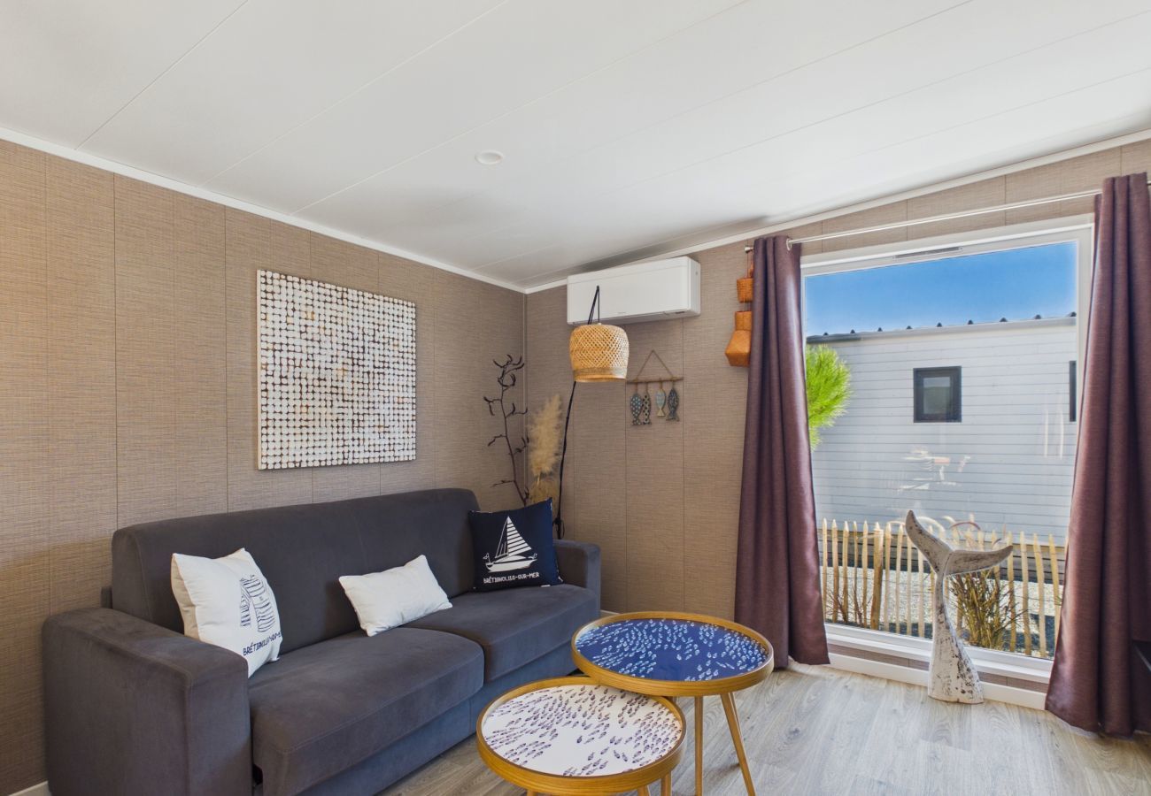 Chalet in Bretignolles-sur-Mer - Chalet für 6 in einer Wohnanlage mit Pool