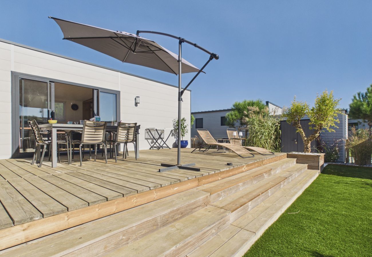 Chalet in Bretignolles-sur-Mer - Chalet für 6 in einer Wohnanlage mit Pool