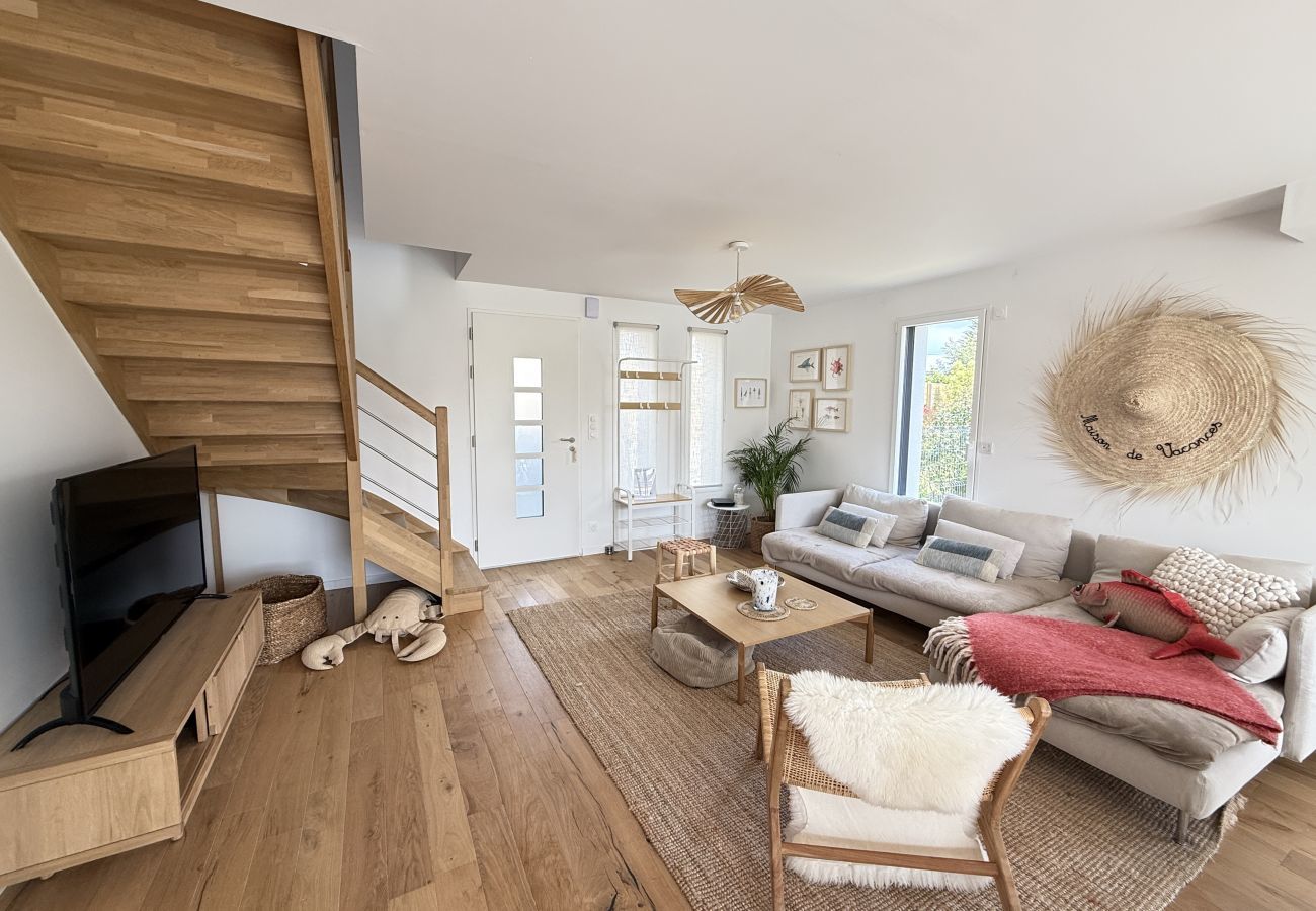 Ferienhaus in Le Tour-du-Parc - Neues Haus für 8 - 500m plage du Rouvran
