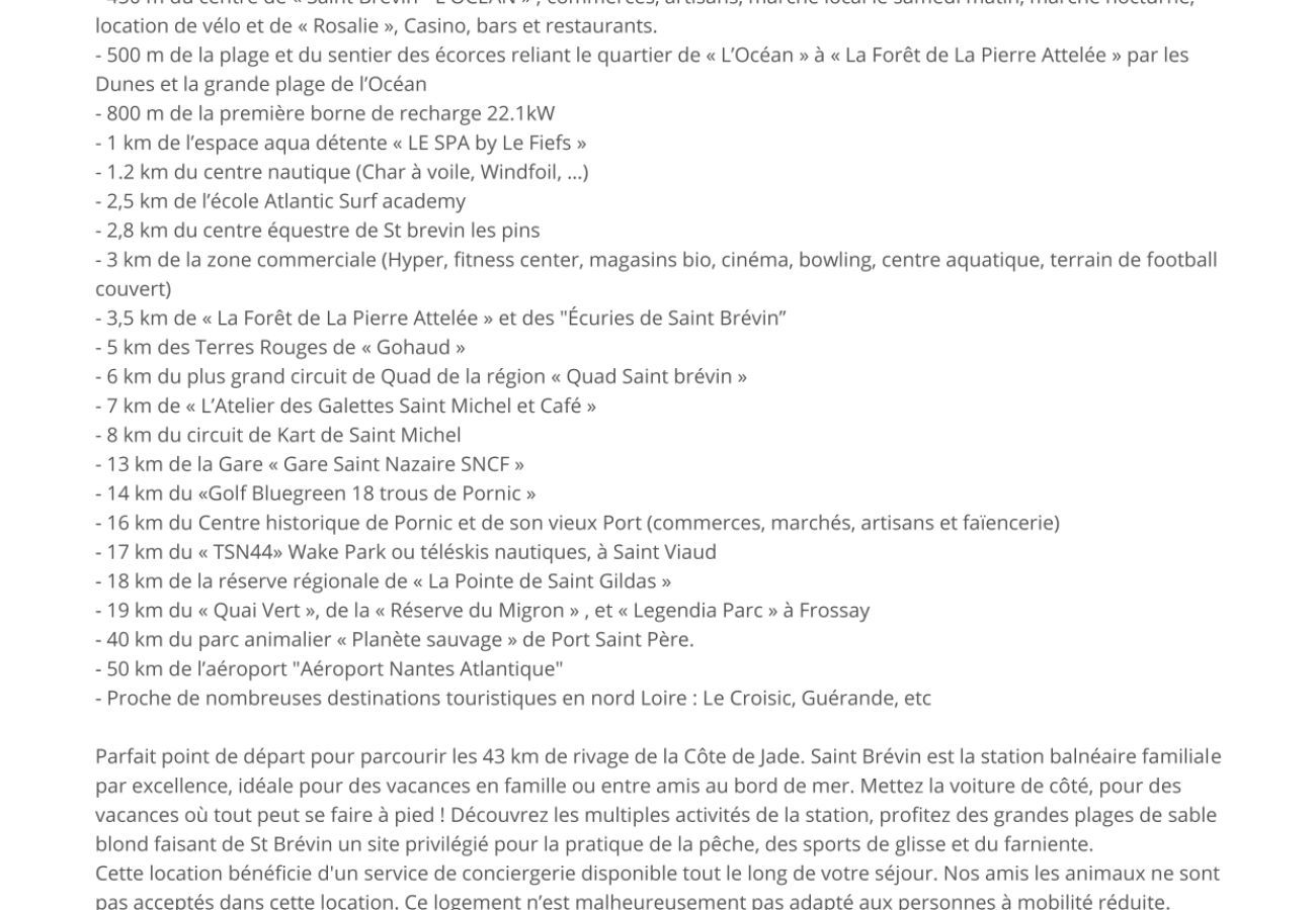 Ferienhaus in Saint-Brevin-les-Pins - Haus 350 m vom Strand entfernt f&amp;amp;amp;uuml;r 6 Personen 