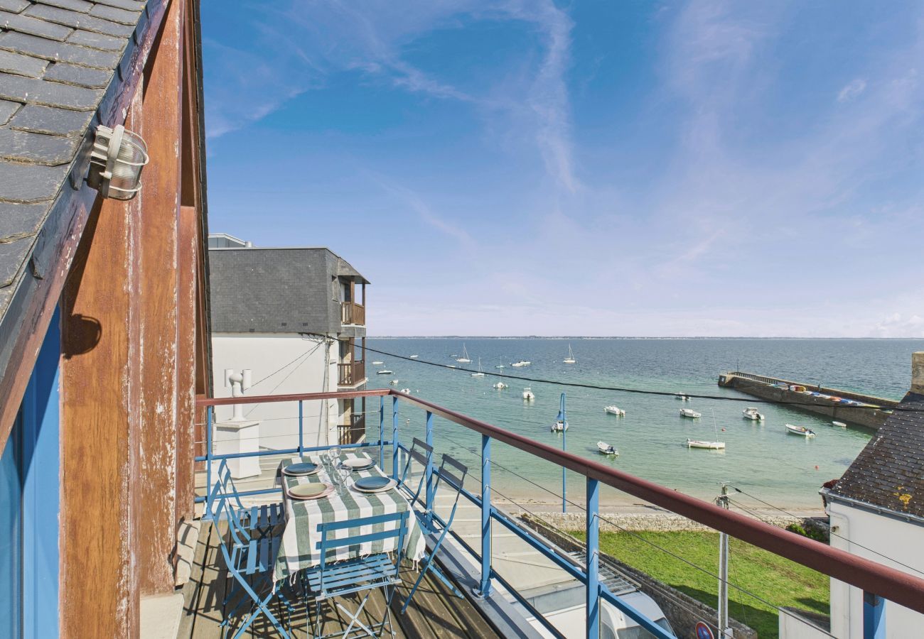 Ferienhaus in Saint-Pierre-Quiberon - Meerblick - Haus f&amp;amp;amp;amp;amp;amp;uuml;r 7 mit Balkon