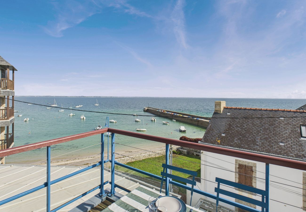 Ferienhaus in Saint-Pierre-Quiberon - Meerblick - Haus f&amp;amp;amp;amp;amp;amp;uuml;r 7 mit Balkon