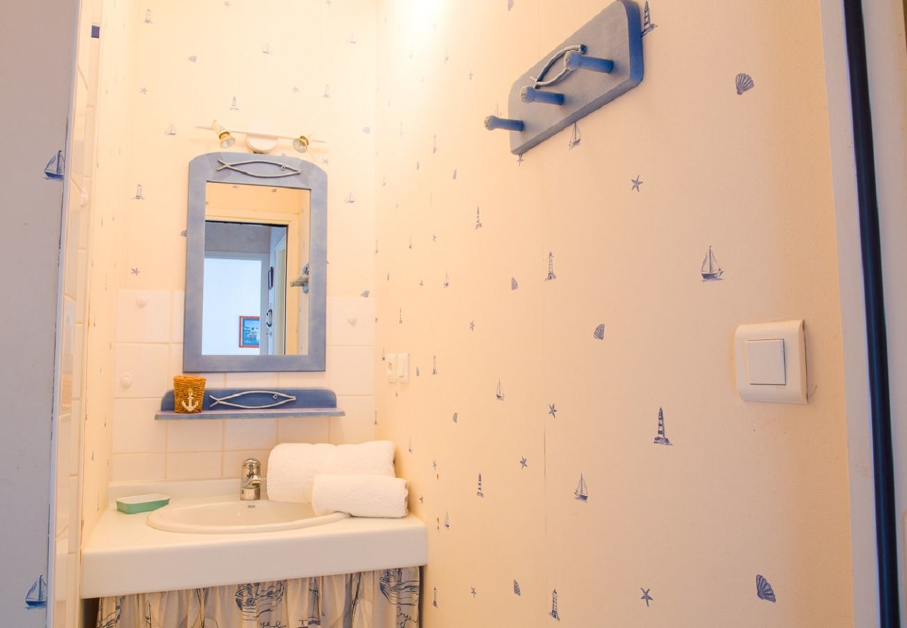 Ferienwohnung in Plobannalec-Lesconil - 200m vom Strand, Wohnung mit Meerblick für 2