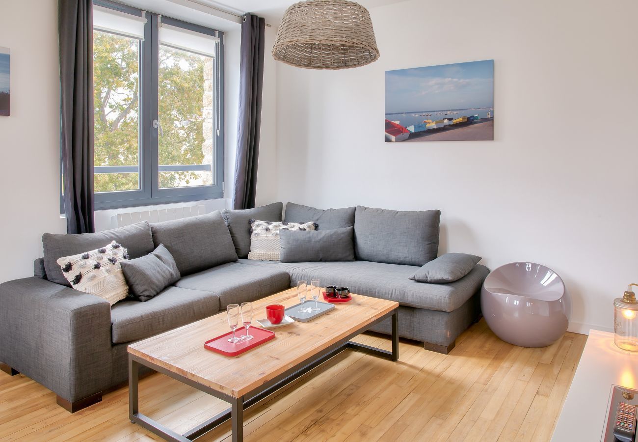 Ferienwohnung in Fouesnant -  400 m Strand - Fouesnant Beg Meil ​​​​- Apartment für 4 Personen