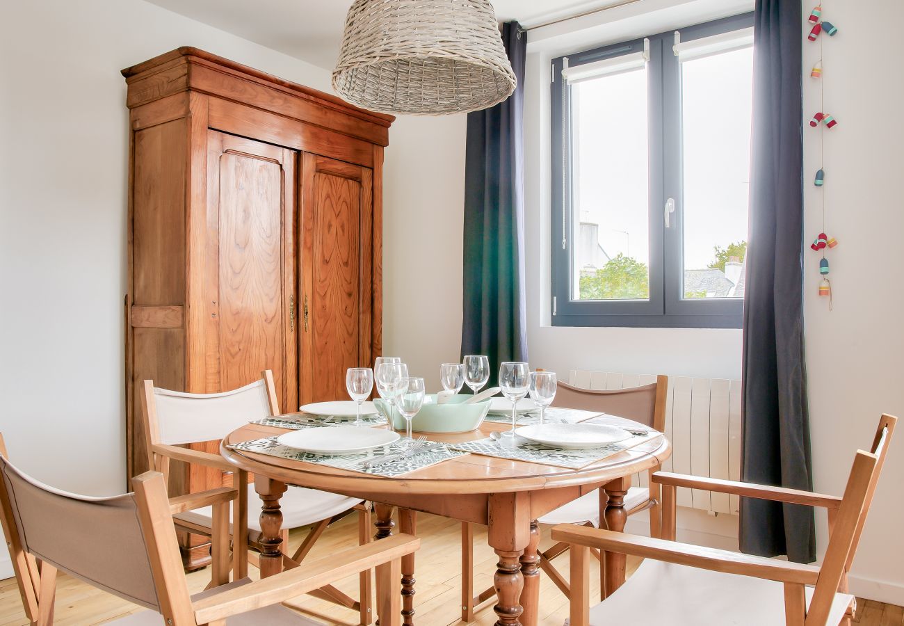 Ferienwohnung in Fouesnant -  400 m Strand - Fouesnant Beg Meil ​​​​- Apartment für 4 Personen