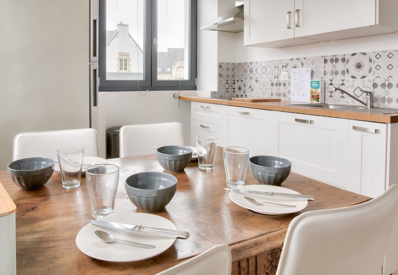 Ferienwohnung in Fouesnant -  400 m Strand - Fouesnant Beg Meil ​​​​- Apartment für 4 Personen