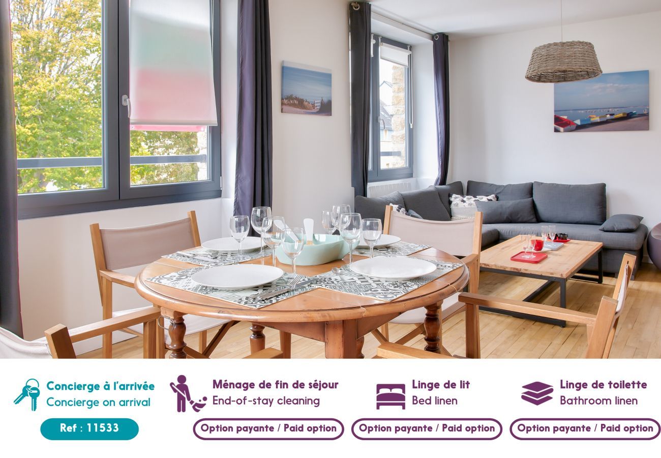 Ferienwohnung in Fouesnant -  400 m Strand - Fouesnant Beg Meil ​​​​- Apartment für 4 Personen