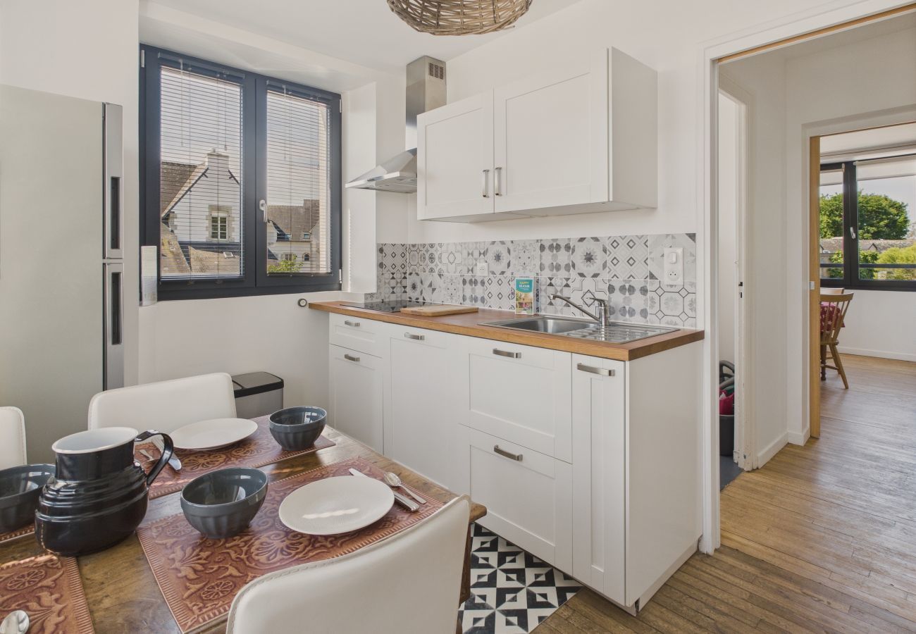 Ferienwohnung in Fouesnant -  400 m Strand - Fouesnant Beg Meil ​​​​- Apartment für 4 Personen