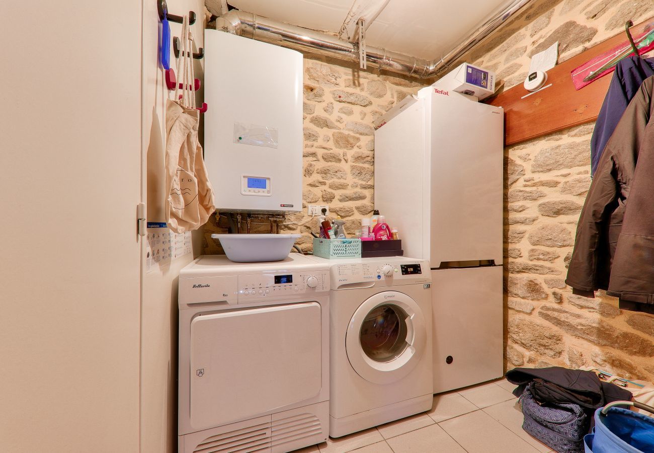 Ferienhaus in Saint-Pierre-Quiberon - Haus für 10 bis 20m von der Bucht von Quiberon