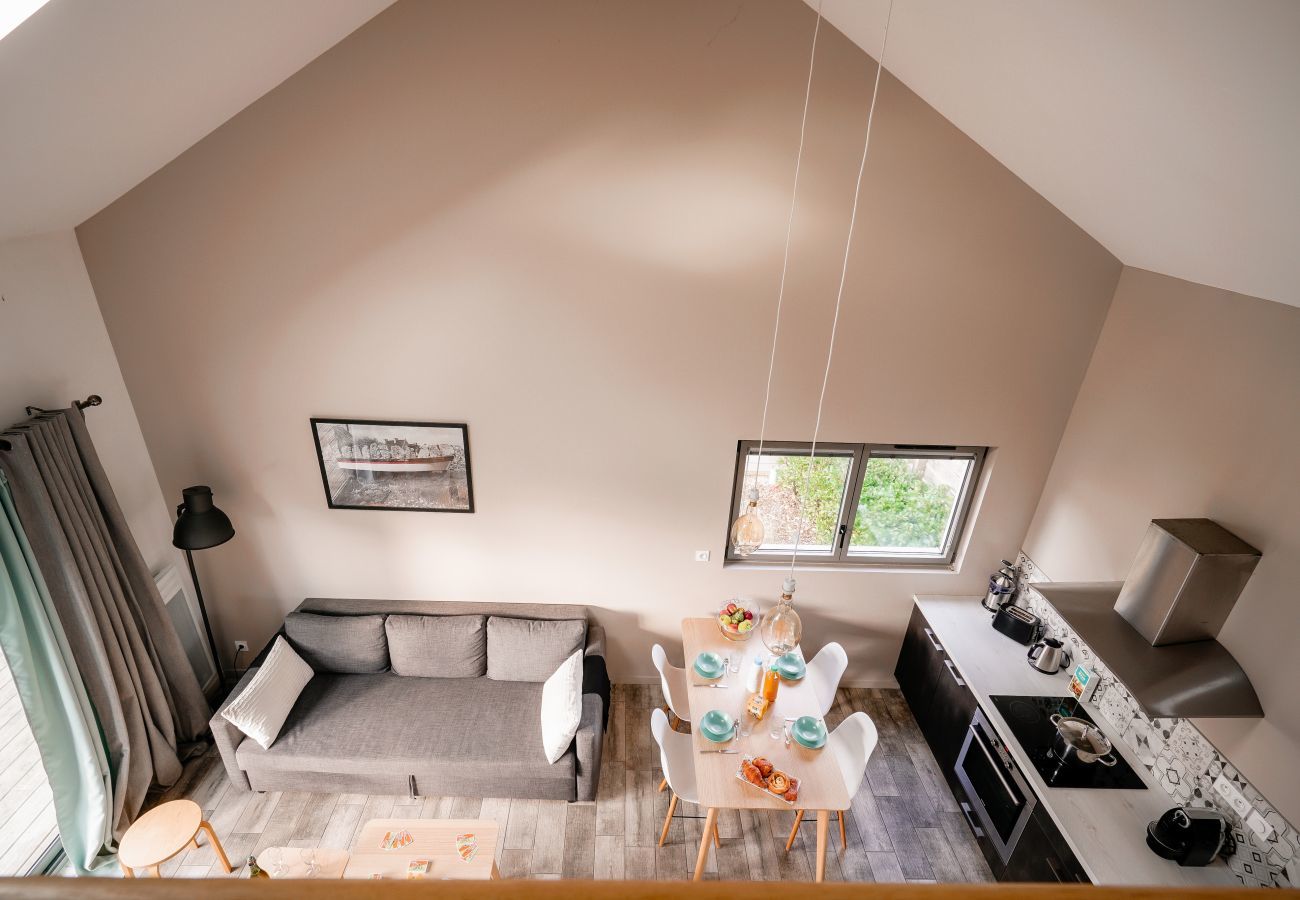 Ferienhaus in Penmarch - Duplex für 6 - 100m Strand von Pors Carn- Surf