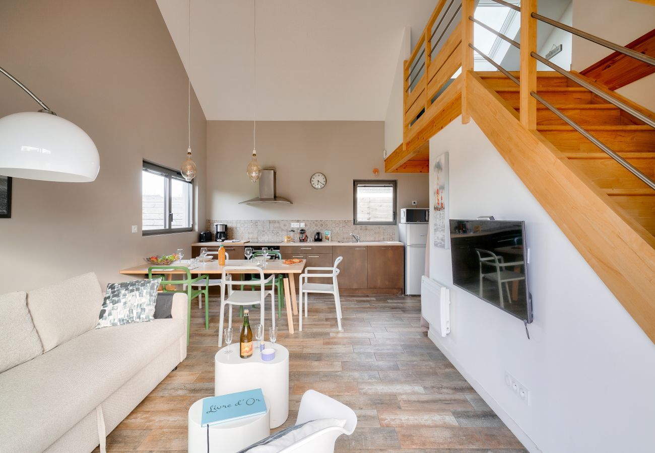 Ferienhaus in Penmarch - Duplex, 100m vom Strand von Pors Carn - Surf