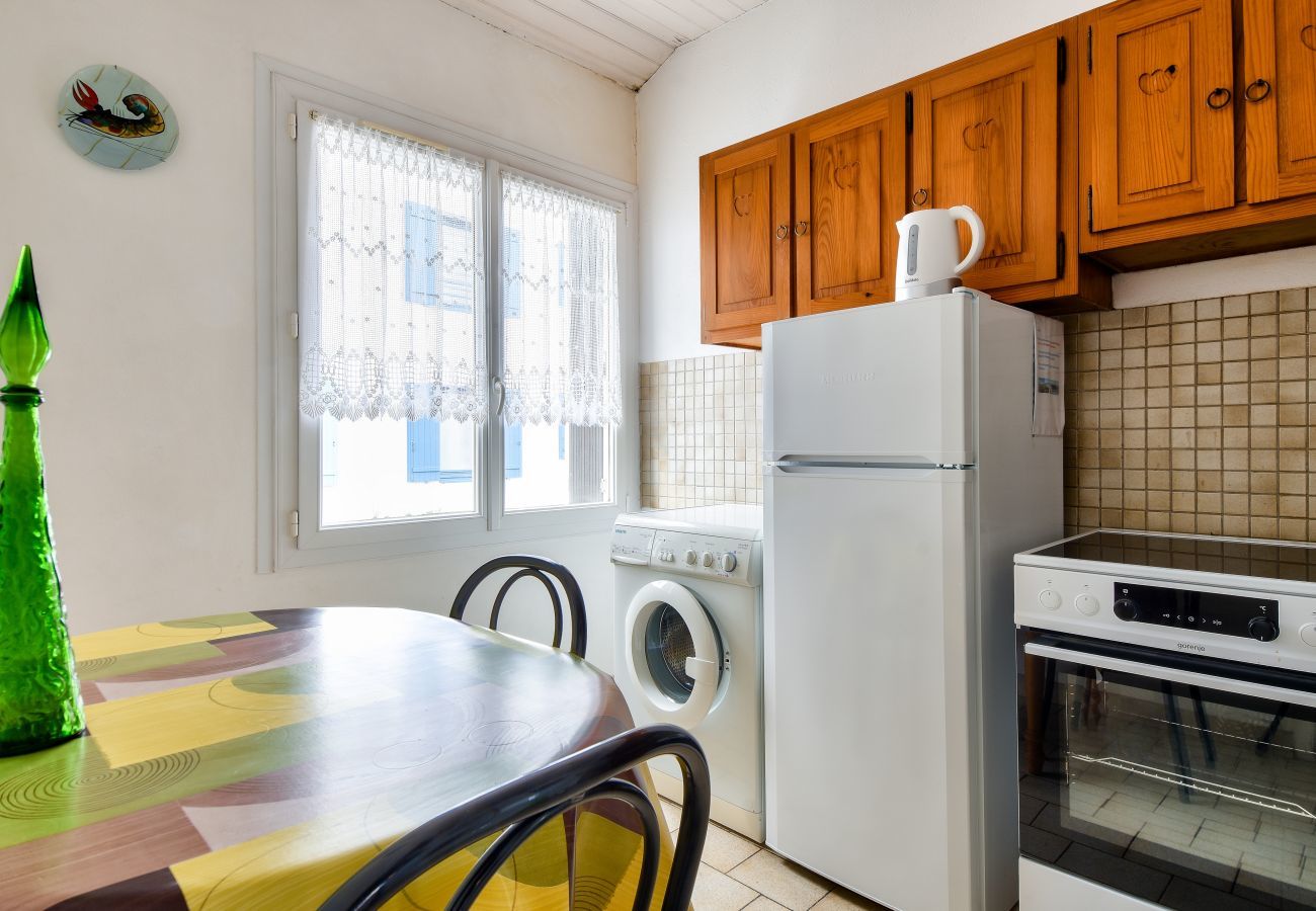 Ferienhaus in Noirmoutier-en-l´Ile - Stadtzentrum - Haus für 4 mit schönem Hof