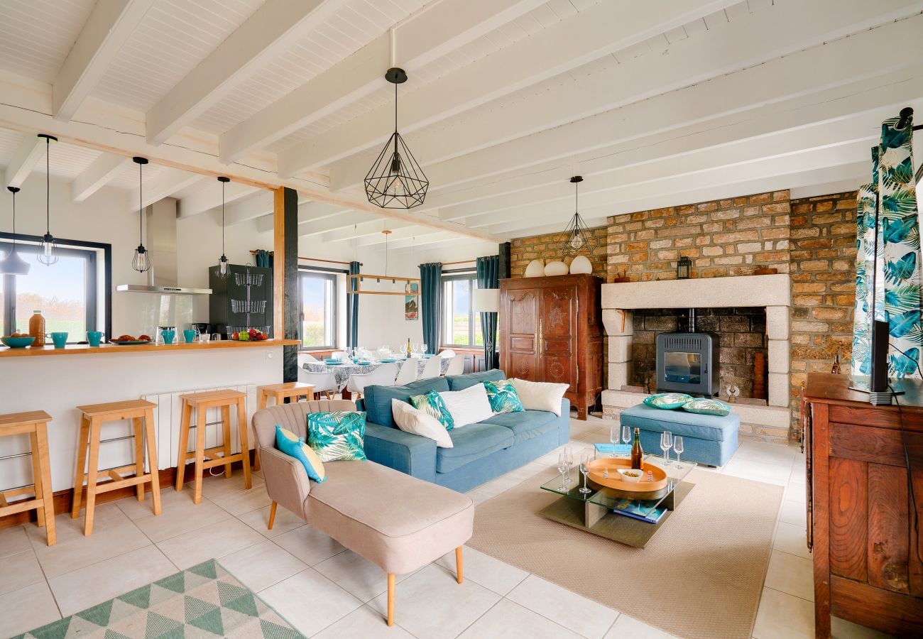 Ferienhaus in Penmarch - 100m zum Strand, Haus für 10 personen