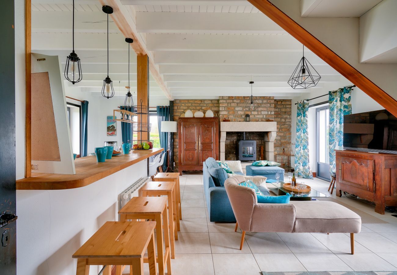 Ferienhaus in Penmarch - 100m zum Strand, Haus für 10 personen