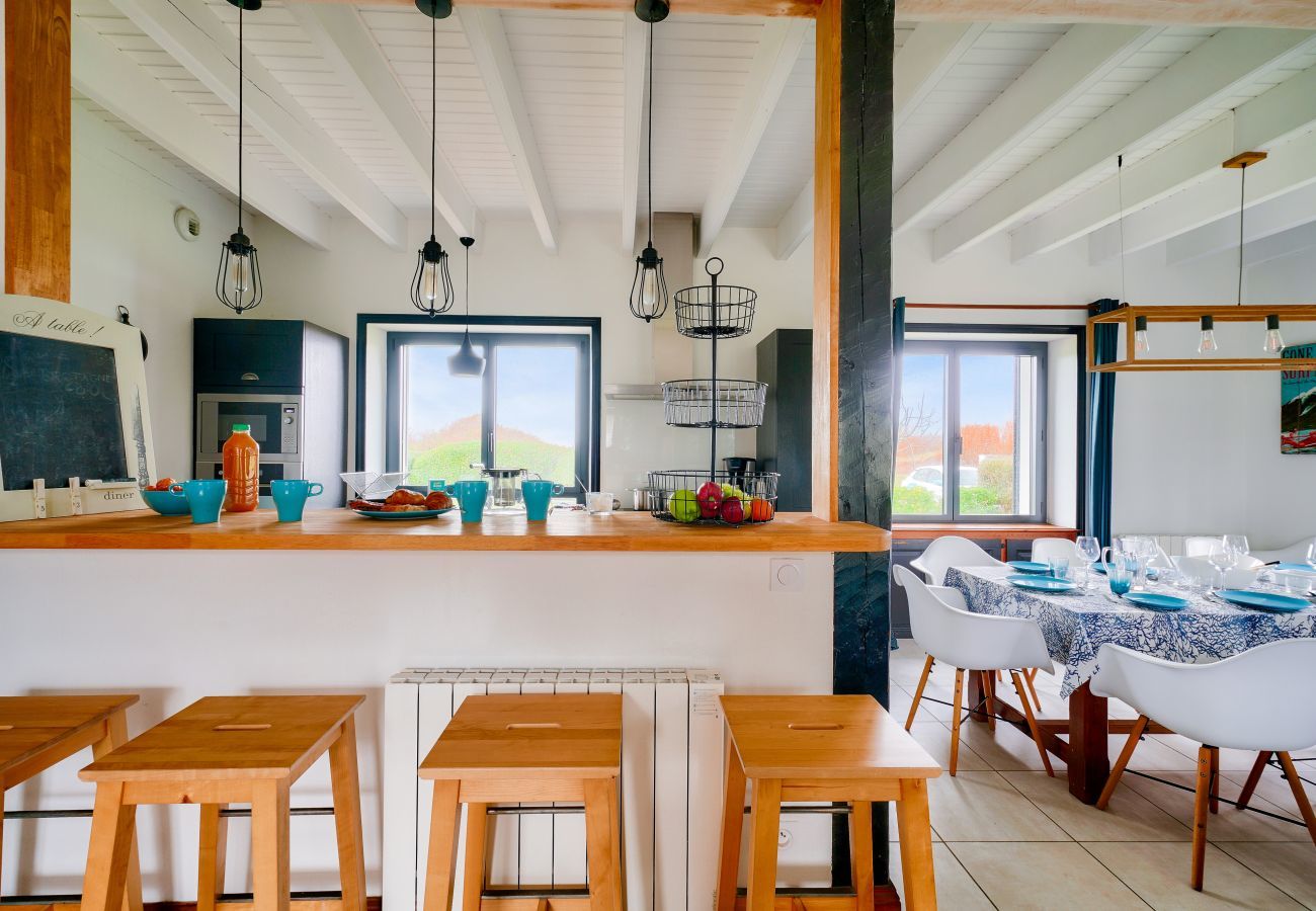 Ferienhaus in Penmarch - 100m zum Strand, Haus für 10 personen