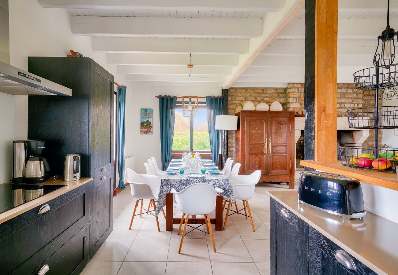 Ferienhaus in Penmarch - 100m zum Strand, Haus für 10 personen