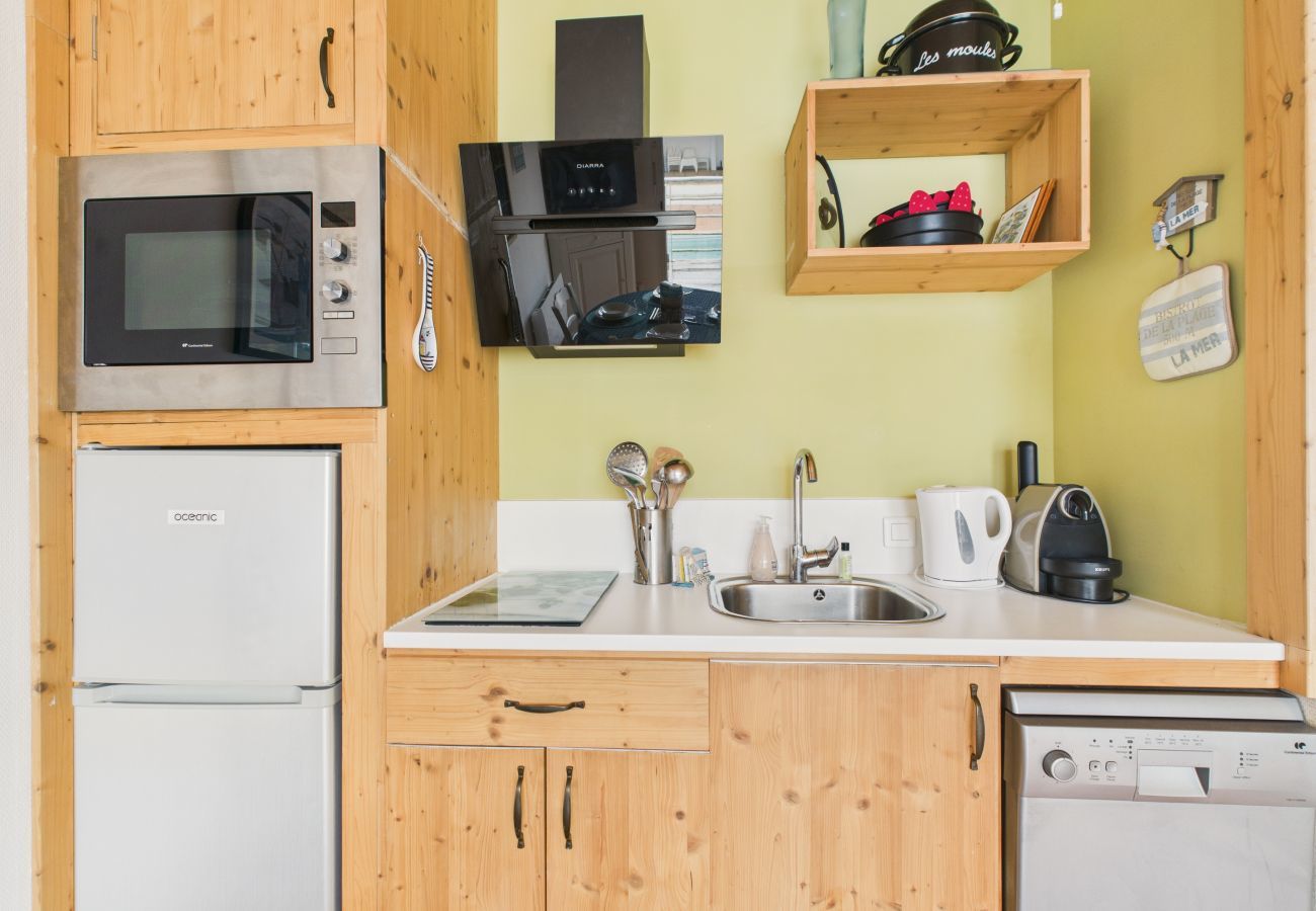 Ferienwohnung in Saint-Jean-de-Monts - 400m vom Strand, Wohnung mit Pool