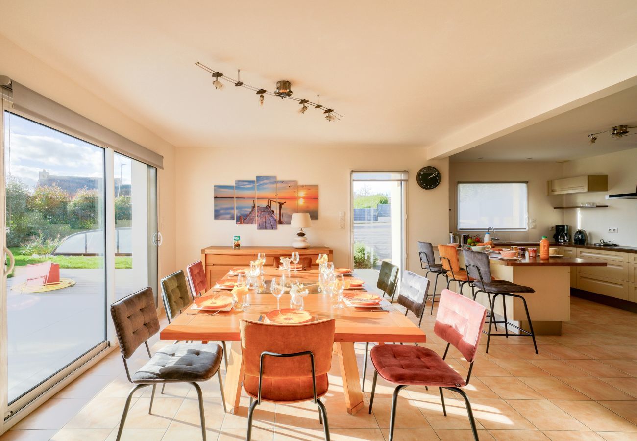 Ferienhaus in Plonéour-Lanvern - Land Bigouden, Haus für 8 mit Pool