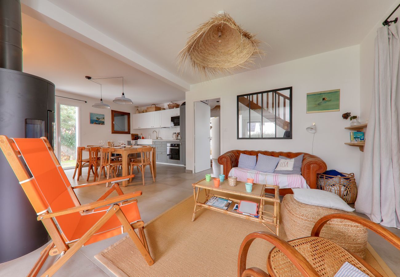 Ferienhaus in Arzon - Haus für 10 - 650 m vom Golf - Pen Castel