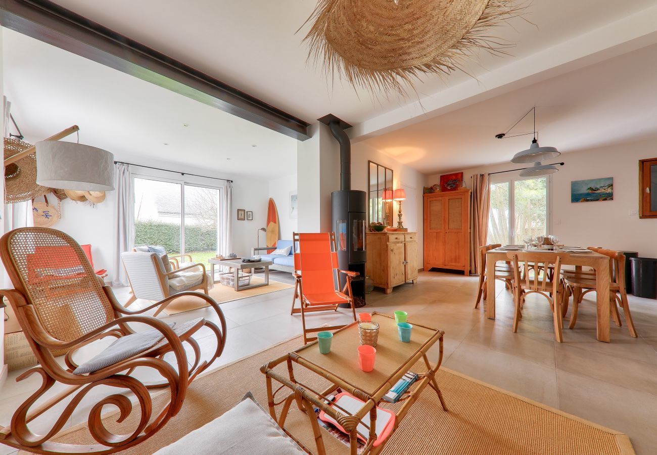 Ferienhaus in Arzon - Haus für 10 - 650 m vom Golf - Pen Castel