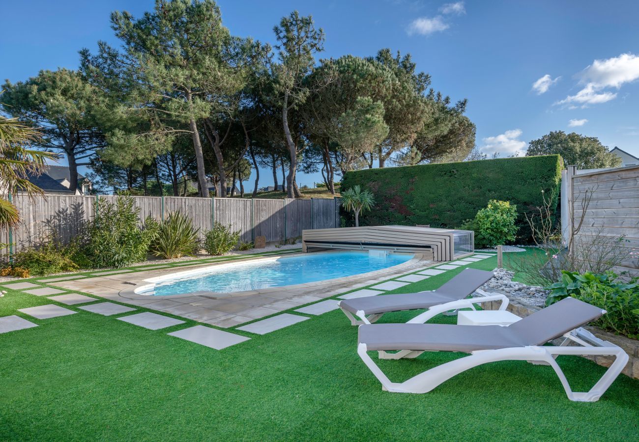 Ferienhaus in Le Pouliguen -  Schwimmbad - Familienhaus - 6 Personen