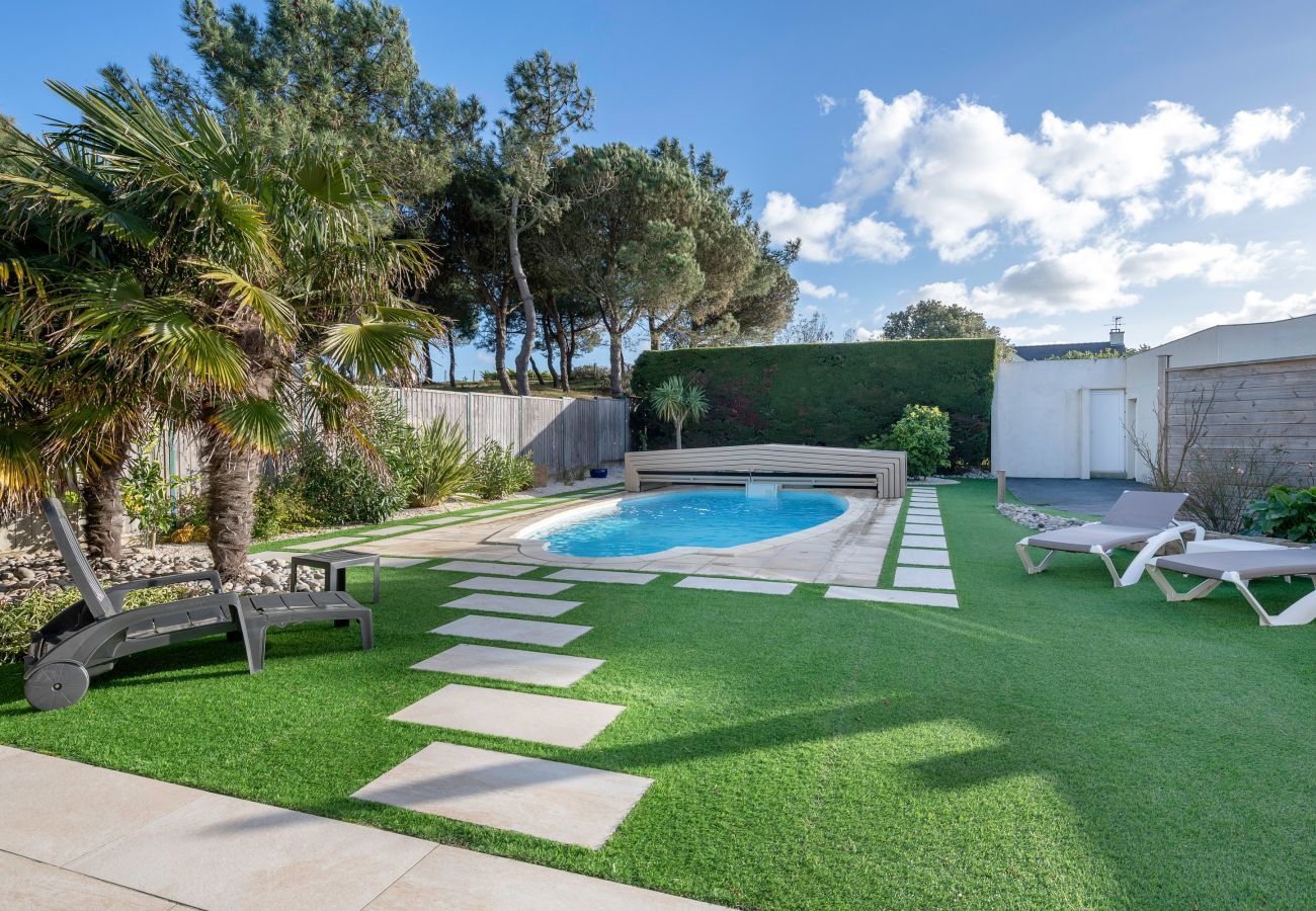 Ferienhaus in Le Pouliguen -  Schwimmbad - Familienhaus - 6 Personen