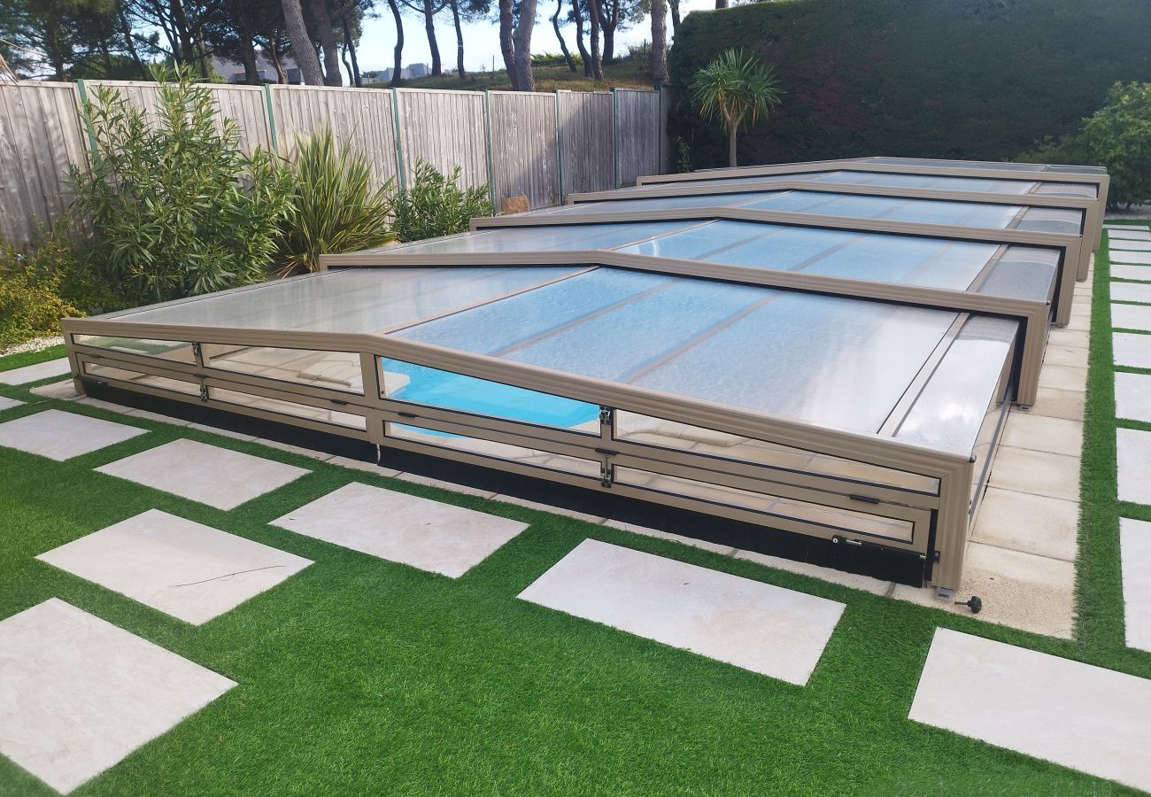 Ferienhaus in Le Pouliguen -  Schwimmbad - Familienhaus - 6 Personen