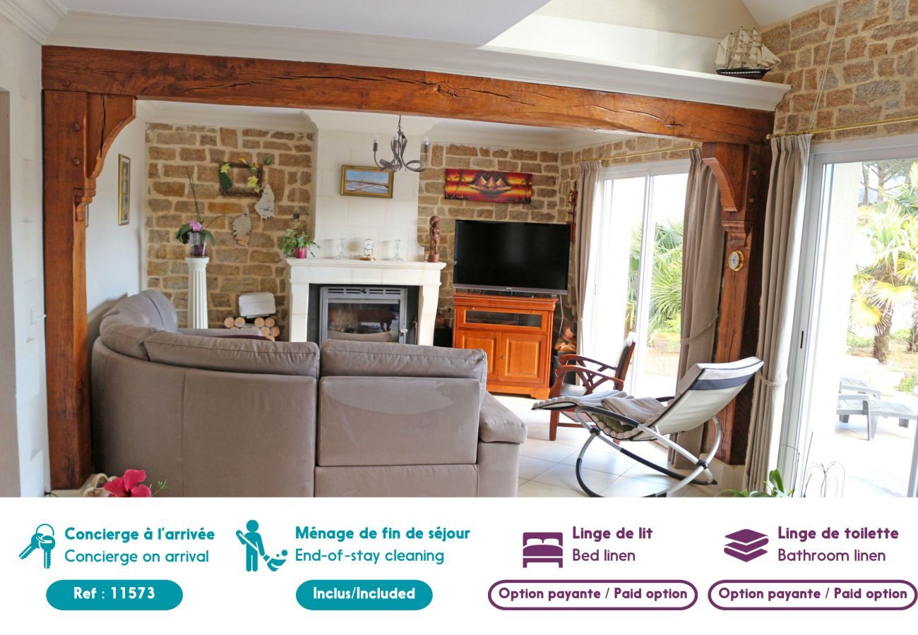 Ferienhaus in Le Pouliguen -  Schwimmbad - Familienhaus - 6 Personen