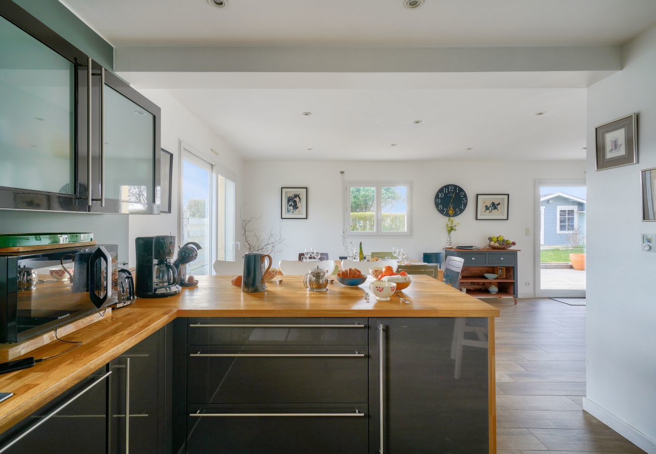 Ferienhaus in Plobannalec-Lesconil - Haus mit Pool für 8 - 500m zum Strand
