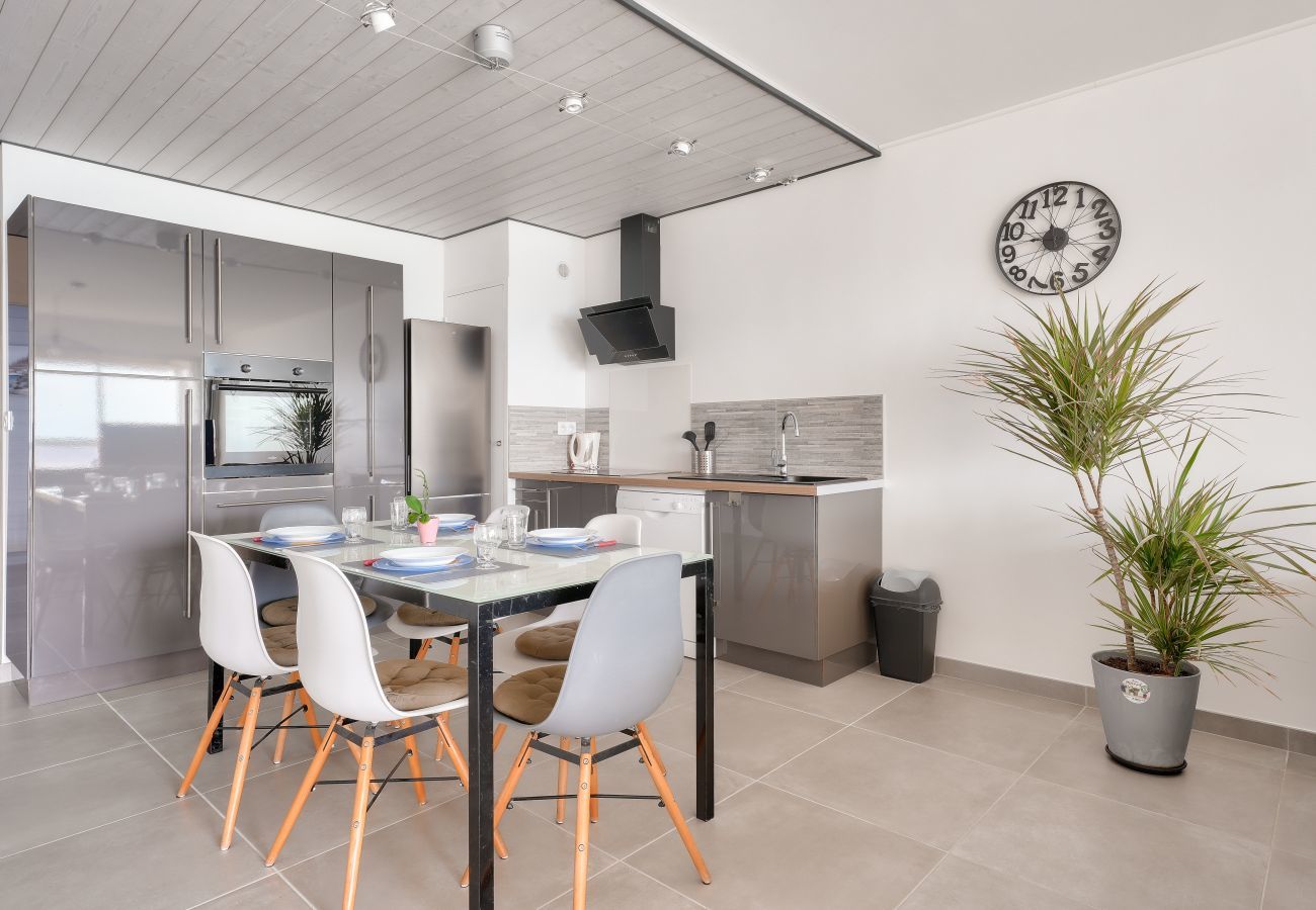 Ferienwohnung in Saint-Hilaire-de-Riez - Meerblick - 50m zum Strand - Wohnung für 4