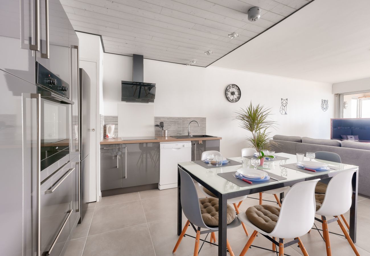 Ferienwohnung in Saint-Hilaire-de-Riez - Meerblick - 50m zum Strand - Wohnung für 4