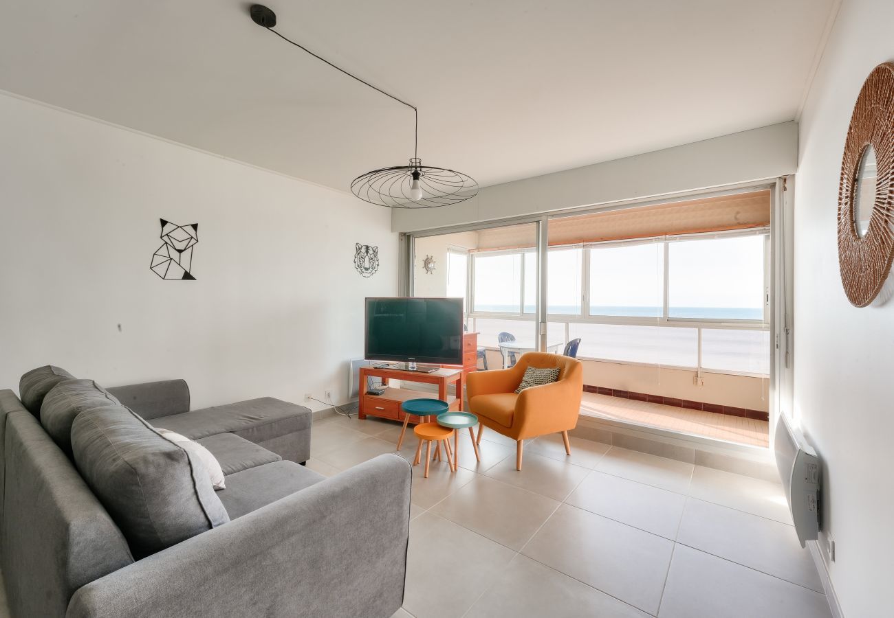 Ferienwohnung in Saint-Hilaire-de-Riez - Meerblick - 50m zum Strand - Wohnung für 4