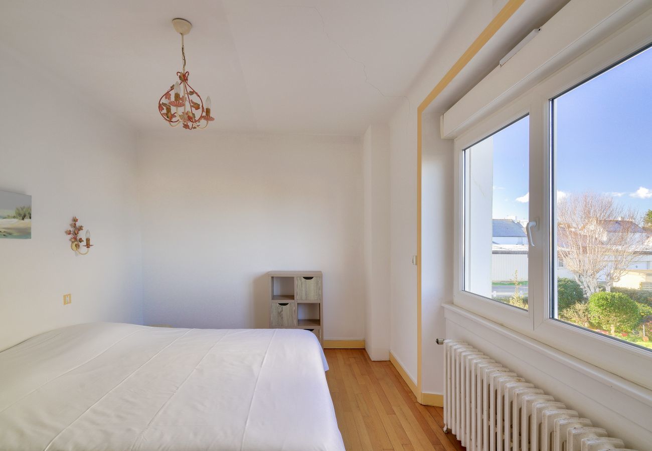 Ferienhaus in Plobannalec-Lesconil - Blick auf den Hafen - Haus für 10 mit Garten