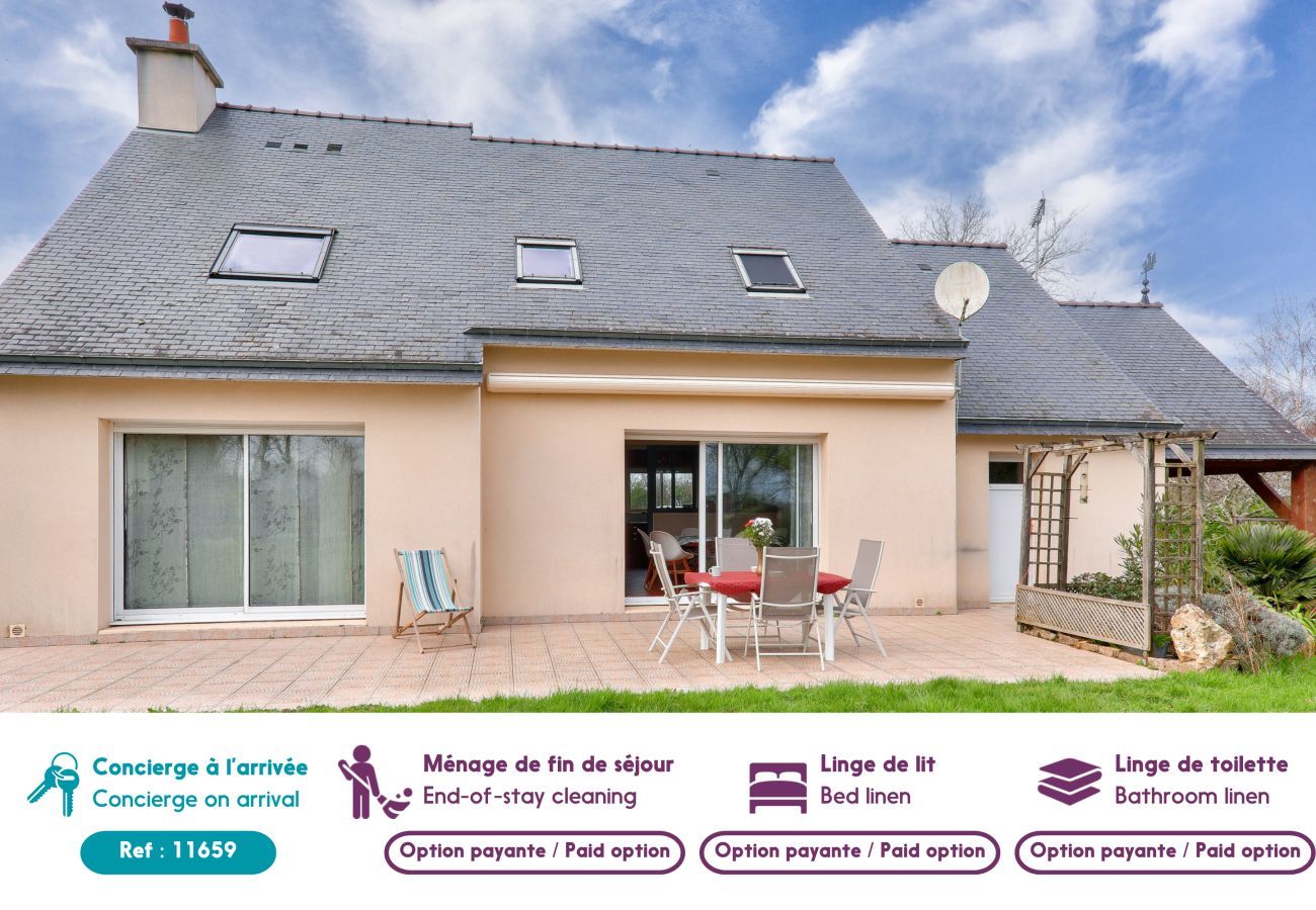 Ferienhaus in Le Tour-du-Parc - Haus 4 Schlafzimmer und Garten - Tour du Parc