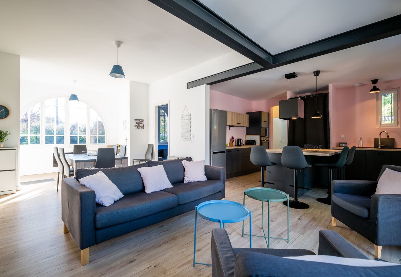 Ferienhaus in Andernos-les-Bains - 150m vom Strand, Haus mit Garten für 9