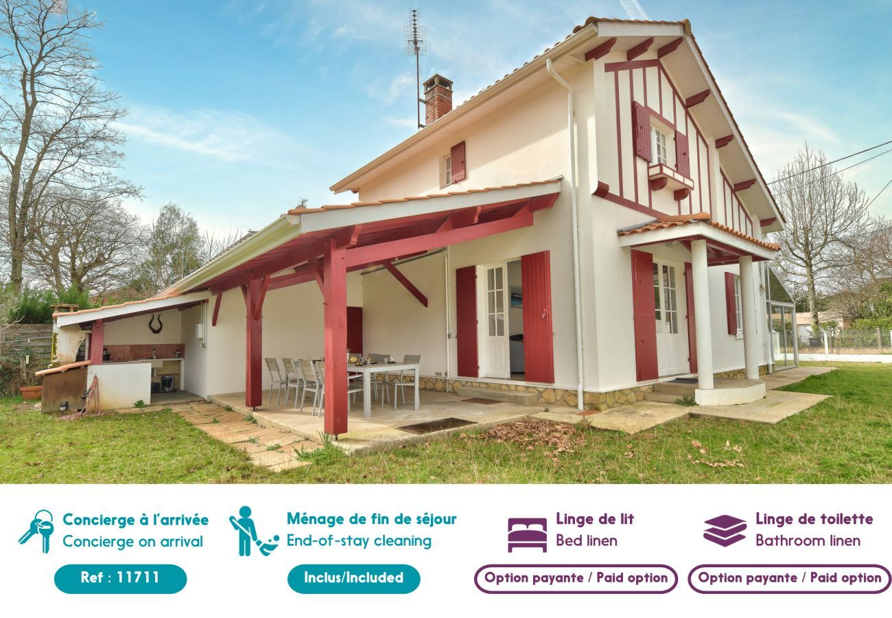 Ferienhaus in Andernos-les-Bains - Haus für 10 - Garten - 600 m zum Strand