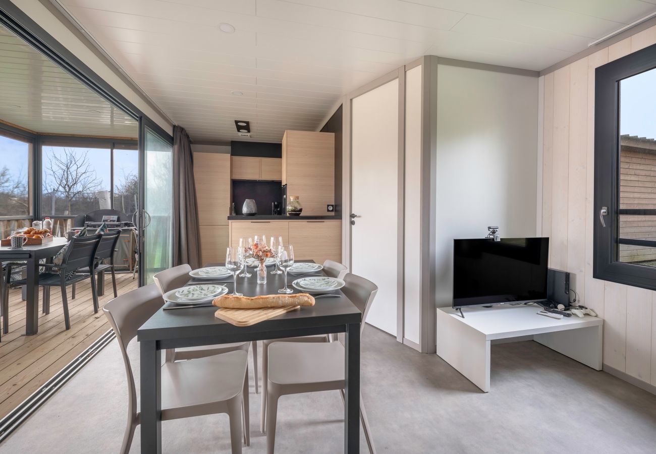 Chalet in Guérande -  Schwimmbad - Aufenthalt in Guérande - 3 Schlafzimmer