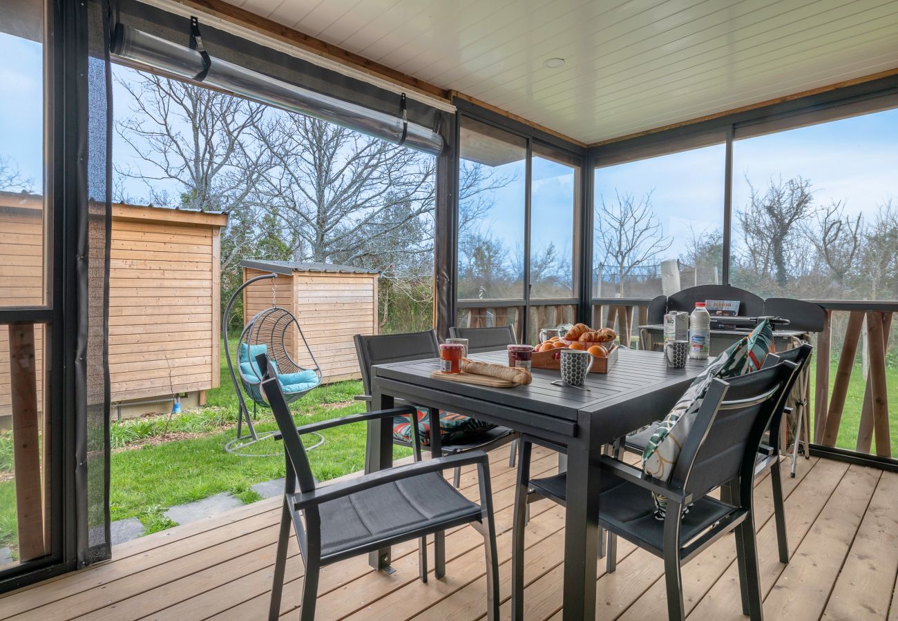 Chalet in Guérande -  Schwimmbad - Aufenthalt in Guérande - 3 Schlafzimmer