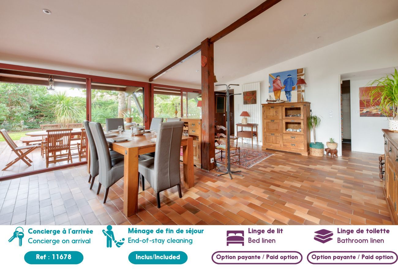 Ferienhaus in Andernos-les-Bains - Haus für 8 Erw mit Garten und Terrasse – Ruhige