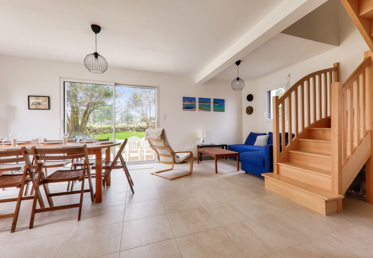 Ferienhaus in Saint-Pierre-Quiberon - 600m vom Strand entfernt, Haus für 8 mit Garten